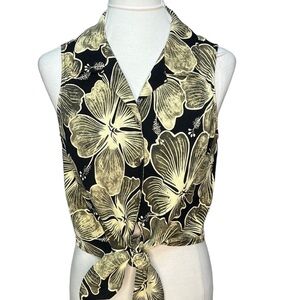 Bahama Silk Tie Waist Blouse